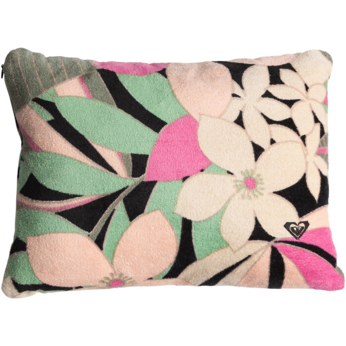 2024 Roxy Beach Pillow ERJAA04274 - Anthracite Palm Song Axs